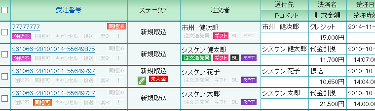 表示マークの説明